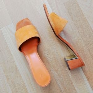 Mango Orange Slide Sandal - 9.5